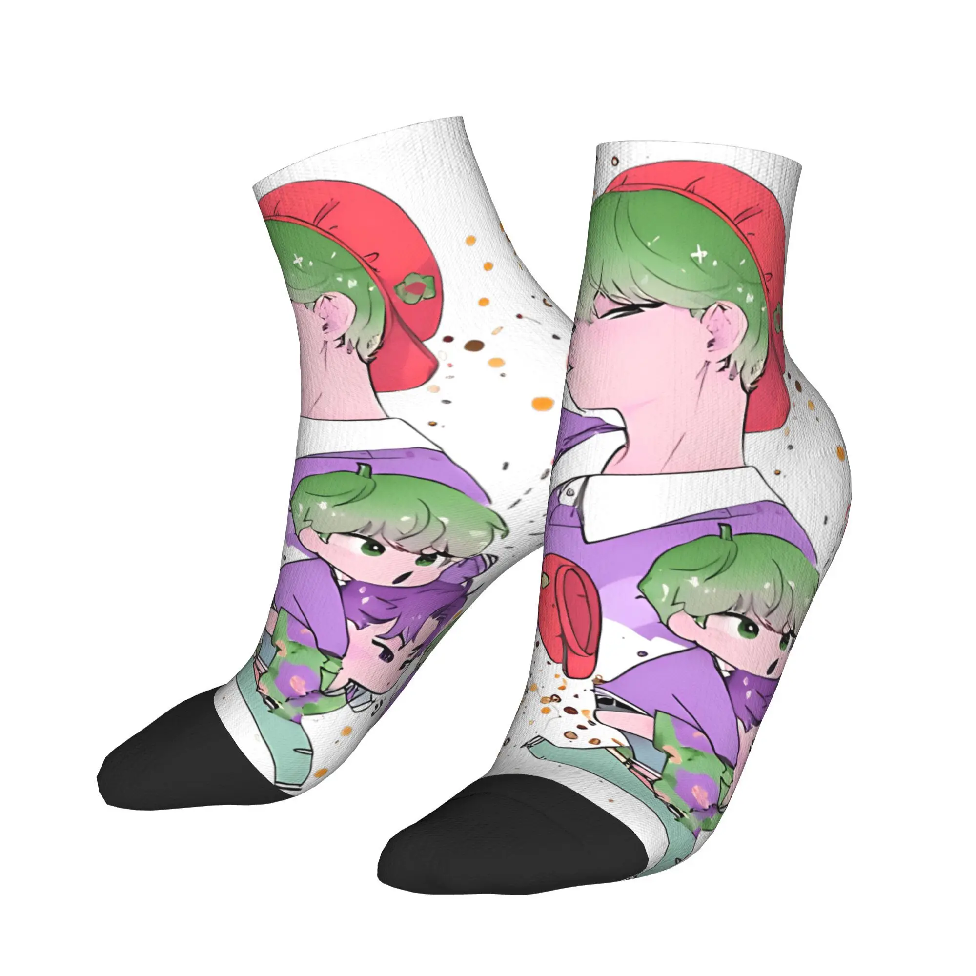 

Saja Boys Abby Kpop Demon Hunters носки до щиколотки пара мягкие современные носки осенние спортивные нескользящие дизайнерские носки на открытом воздухе подарок