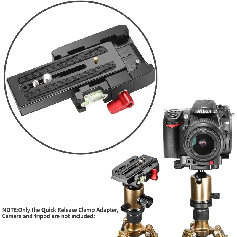 Профессиональный адаптер из алюминиевого сплава с быстроразъемной пластиной с винтом 1/4 дюйма для DSLR-камеры видеокамеры штатива монопода