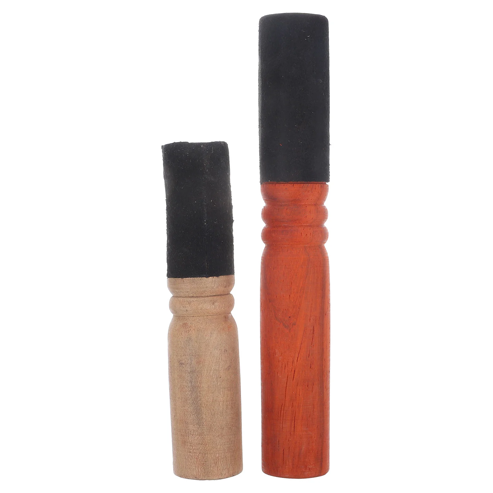 

2 Pcs Knock Stick Durable Singing Bowl Sound Wood Craft Mallet Classic