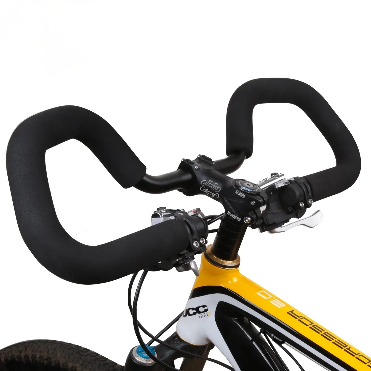 Jces Riding Wagon Special Car Handle Butterfly Handle Sponge Handle Cover Mountain Bike Bicycle Parts Bent Handlebar