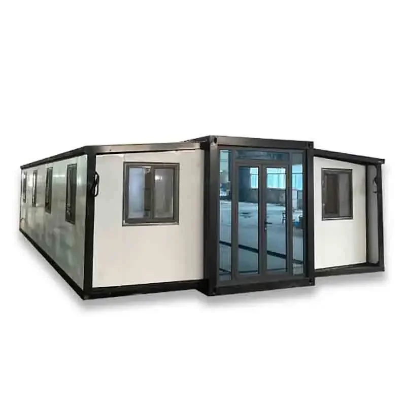 20ft High Performance Double Wing Expandable House Luxury Folding Ready-made Houses Long Life Span Expansion Mobile Tiny Home