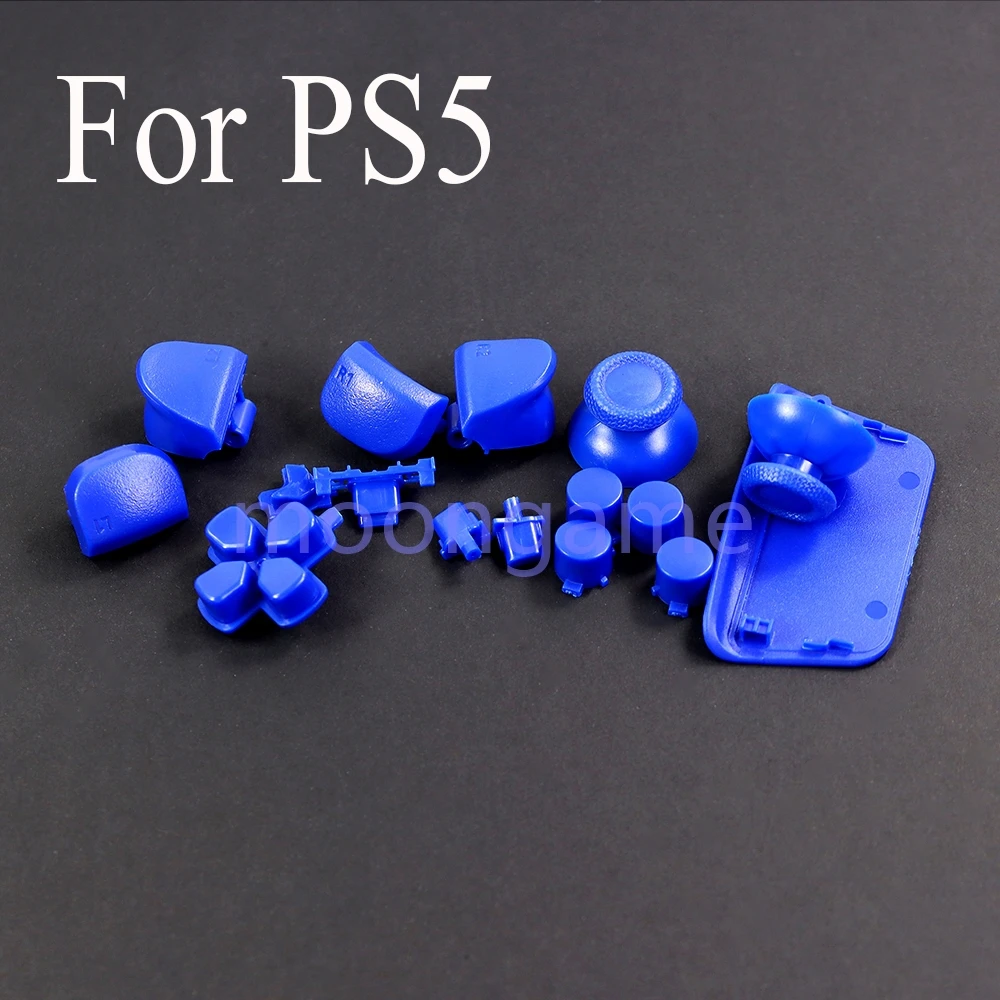 1set Replacement Buttons Set D-Pad L1 R1 L2 R2 Trigger Button Key Accent Ring For PS5 2.0 BDM-020 Controller