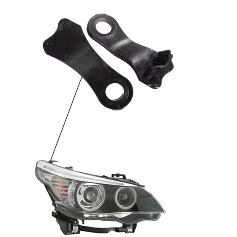 Superior-Halogen Headlight Brackets Repair Brackets For BMW 5 Series E60 E61 2003-2010 63126949633 63126949634 view 5