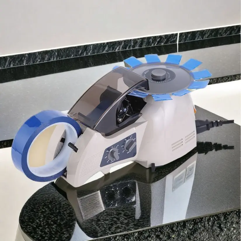 

ZCUT-8 Auto Tape Dispenser Automatic Tape Cutter with Knobs to Adjustable Cutting Length and Width