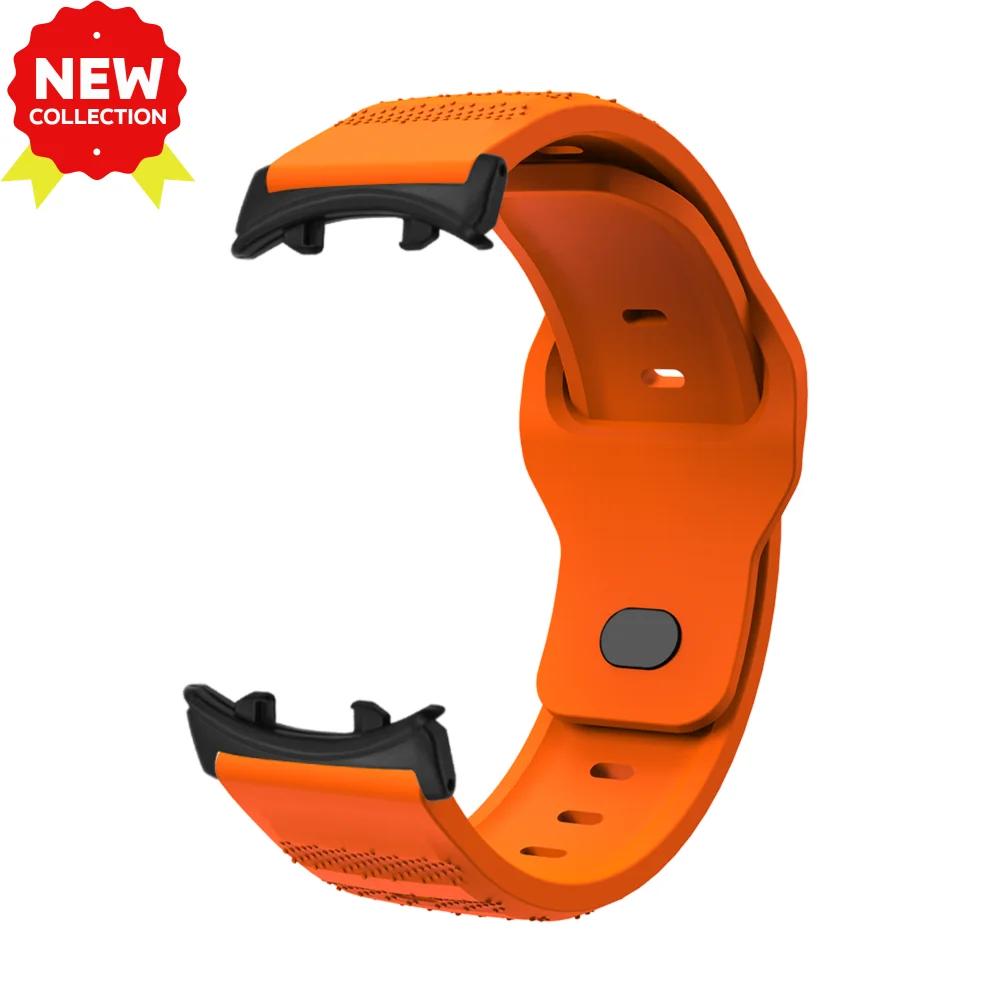 

Silicone Loop Strap For Honor Watch Fit Vitality/Elegant Edition Rice Grain Easy Install Waterproof Sport Smart Watchband Unisex