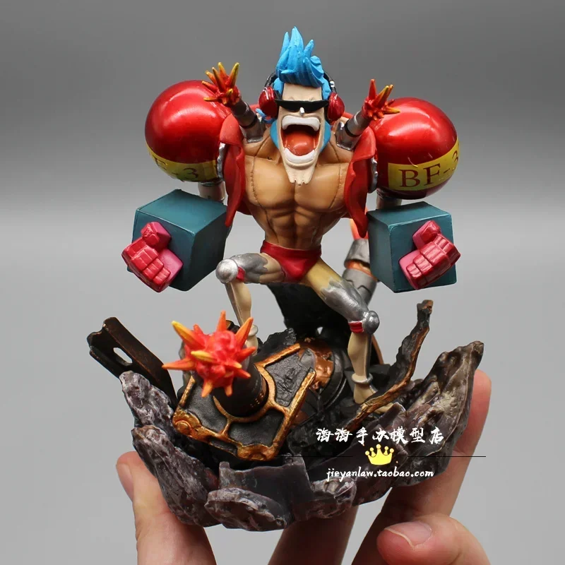 One Piece G5 Franky Very Flat Wcf Hand Model Ornament The Thousand Yang The Mei Li Animation Figure Toys Gifts