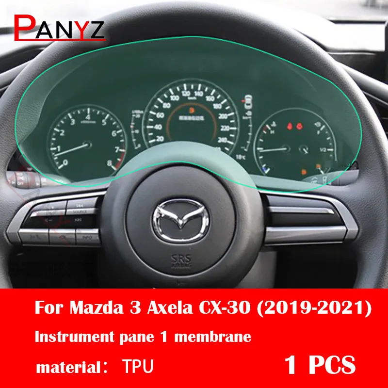 For Mazda 3 Axela 2018-2022Car Interior Center console Transparent TPU Protective film Anti-scratch Repair film Accessorie Refit