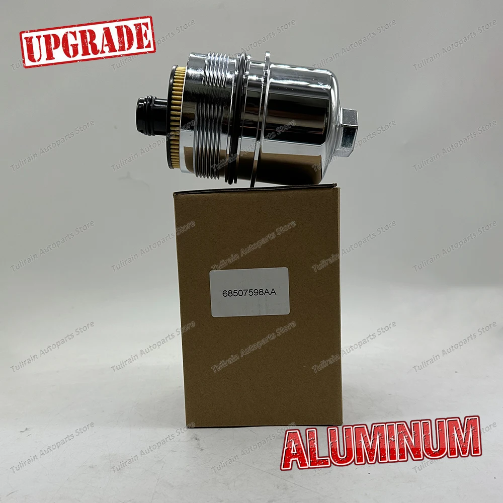 Upgraded ! 68507598AA 68498720AA High Quality Aluminum Engine Oil Filter For Ram 1500 Jeep Gladiator Wrangler JL 3.0L 2020-2021