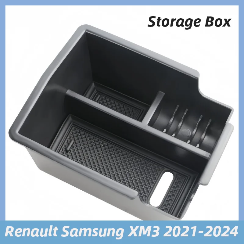 

Car Armrest Storage Box For Renault Samsung XM3 2021-2024 Tray Center Console Organizer Stowing Case Holder Interior Accessories