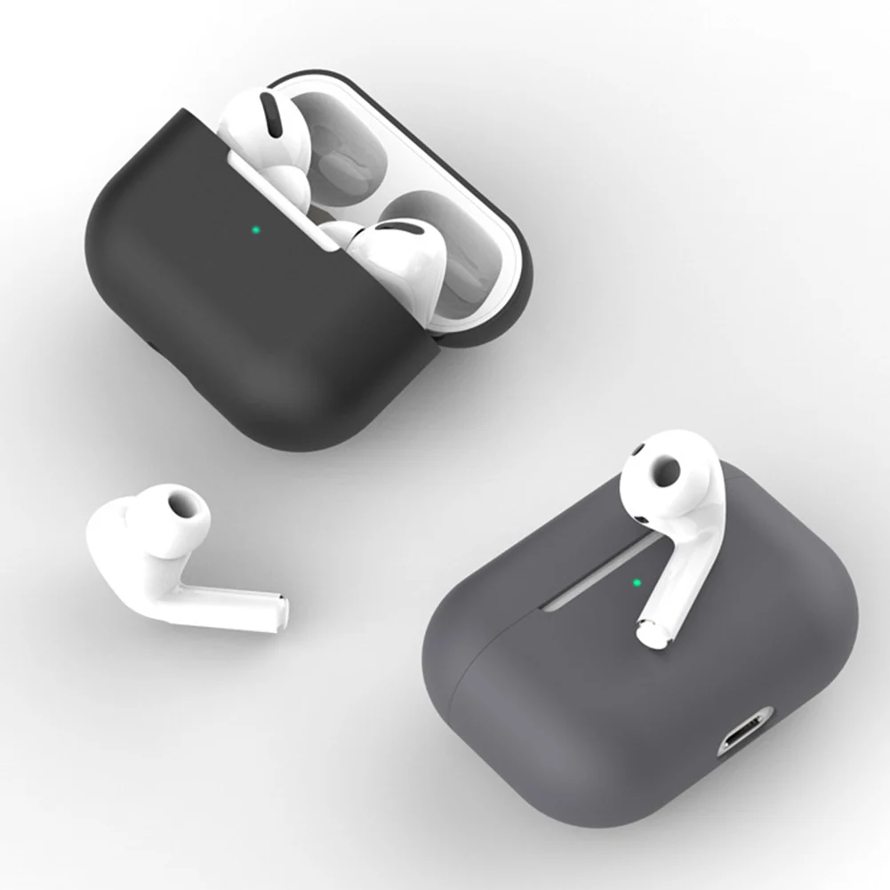 Earphone Case For AirPods Pro Wireless Compatible Earphone Protective Silicone Earphone Accessories