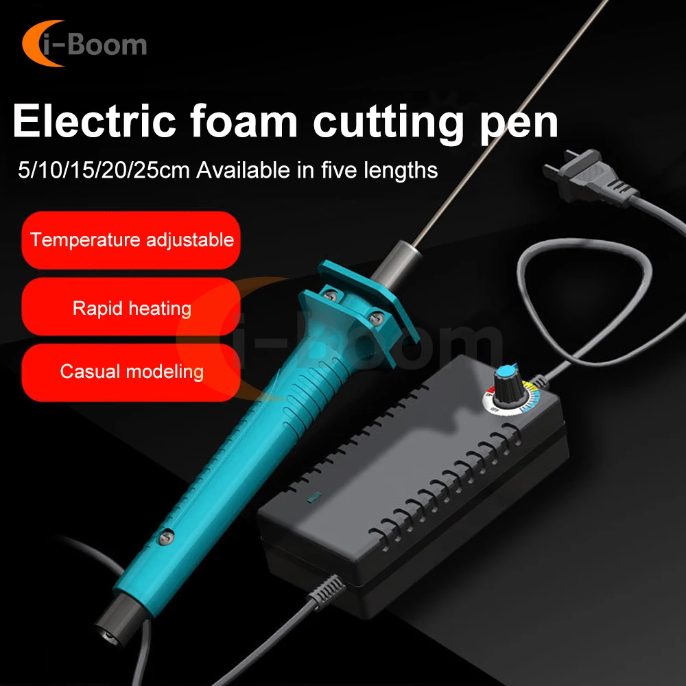 AC110V 220V Electrically Heated Knife Electric Foam Cutter Pen Portable Cutter Styrofoam 100℃~450℃ Temperature Adjustment