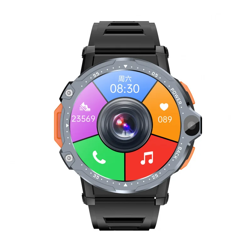 Transfronterizo4GSmart Watch Compatible5GCardPG999/Bluetooth Deportes Salud Frecuencia Cardíaca Presión Arterial Reloj Inteligente Resistente al Agua