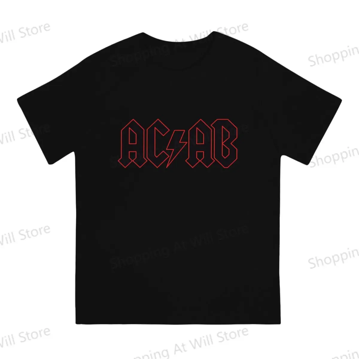 Tops 100% Cotton Leisure Sports  ACAB Classic Men's and women's T-shirts  Short sleeved fun print