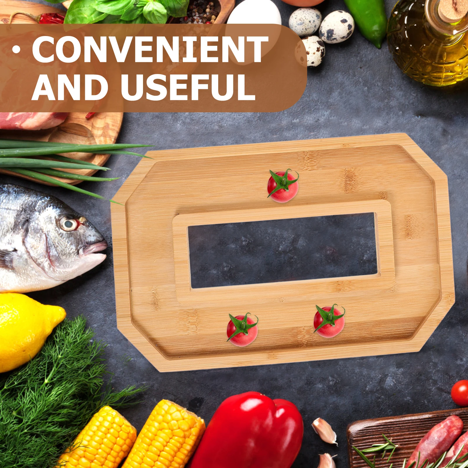 

Wooden Number 60 Tray Charcuterie Board Fruit Vegetable Food Plate Decorative Serving Platter Storage Tray Wood Material