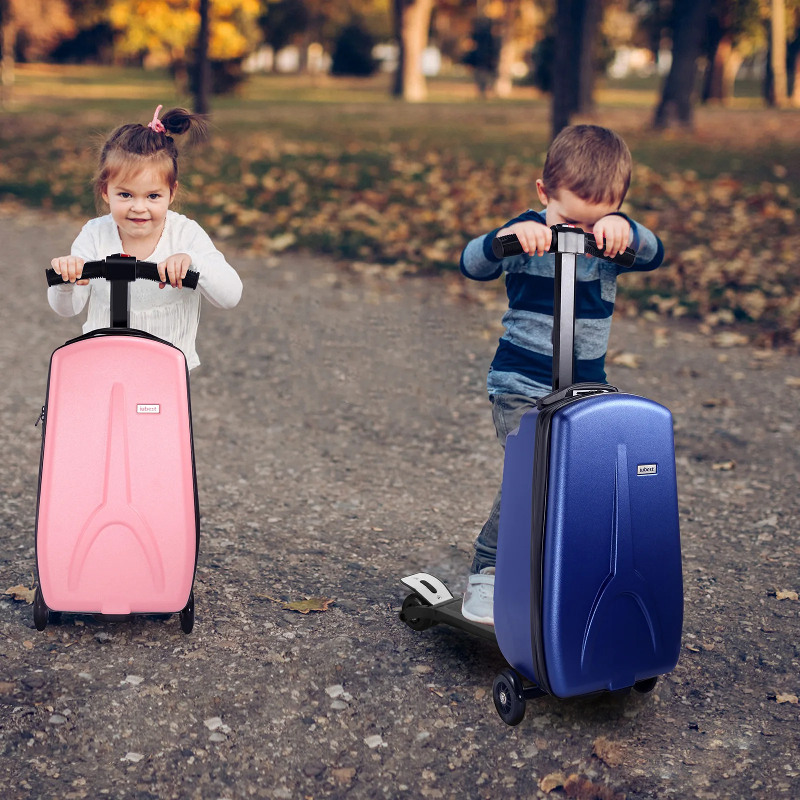 Valise à roulettes pour scooter de mobilité étudiant, sports pour enfants, équitation, bagages d'embarquement, haute qualité, 18 po, nouveau