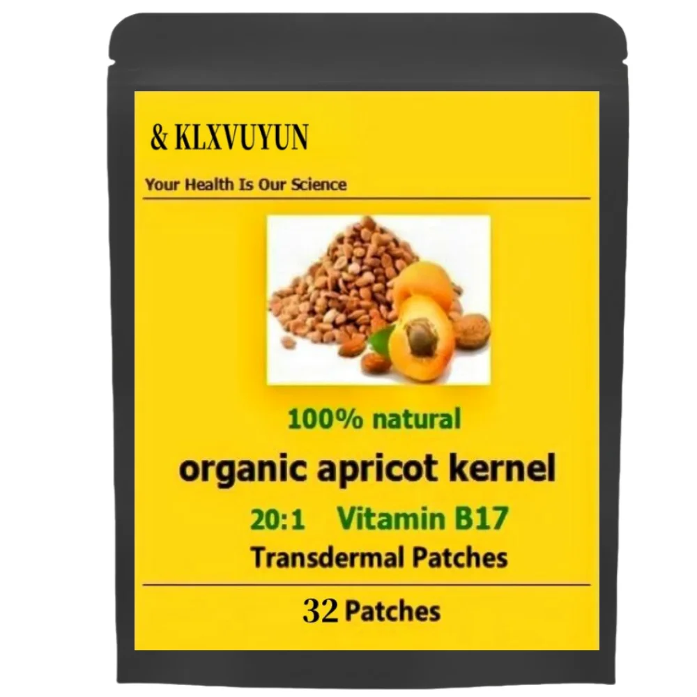 Organic Bitter Apricot Apricot Vitamin B17 Transdermal Patches, Made In Usa