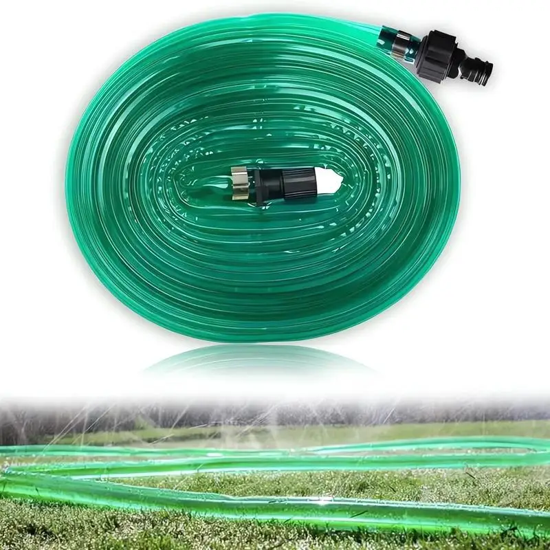 sprinklers & soaker hose PVC Sprinkler Soaker Floor soaker garden hose saves 70% water Dripping hose perfect for Yard garden