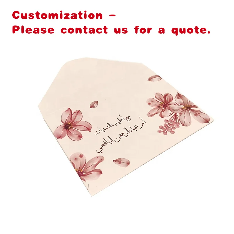 

custom.Beauty OEM Paper Glossy Envelopes and Thank You Card Packaging Paper Envelope