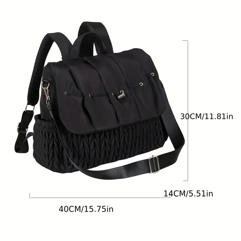 Large Capacity Mom Backpack Fashion Backpack For Mothers Baby Stroller Hanging Bag Mommy Totes Outdoor Travel Backpack