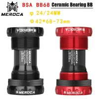 Rodamiento de cerámica BSA 68/73mm 24/24mm 24mm/22mm soporte soportes inferiores bicicleta de montaña MTB piezas de bicicleta de carretera