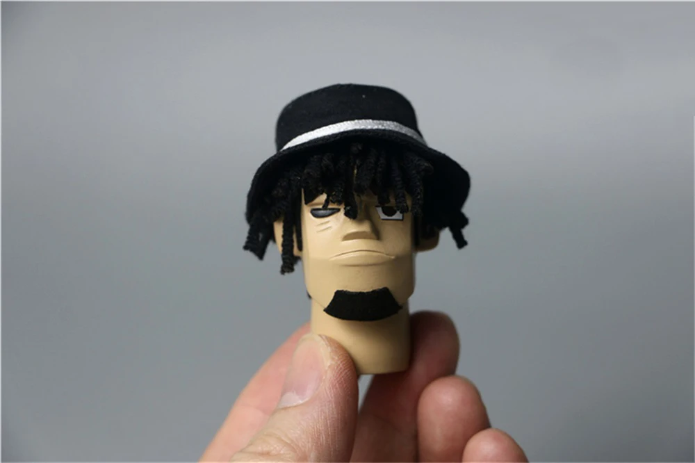 

For Sale 1/6 Unique Style Hip-hop Ruin 2C Shaw Ang Coolrain Vivid Male Head Sculpture Carving Model Fit 12" Action Figure DIY