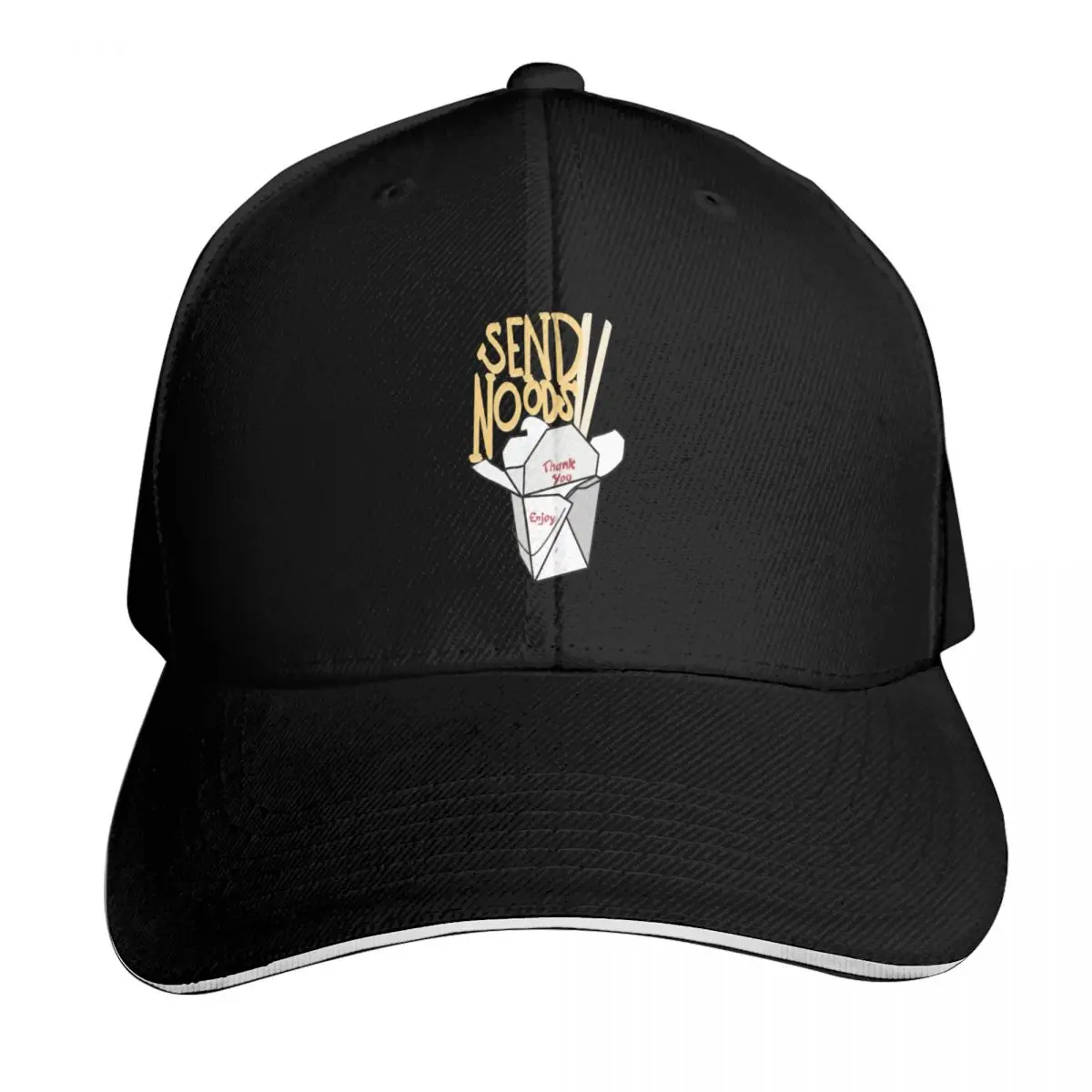Send Noods Baseball Cap Casual Daily Wear Quick Dry Performance Cotton Twill Breathable