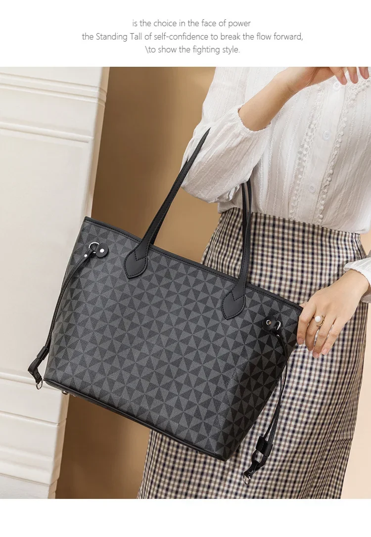 Tote Bag 2024 New Fashion Printed Luxury Designer Handbag Versatile Large Capacity Single Shoulder Bag for Women Shopping Bag