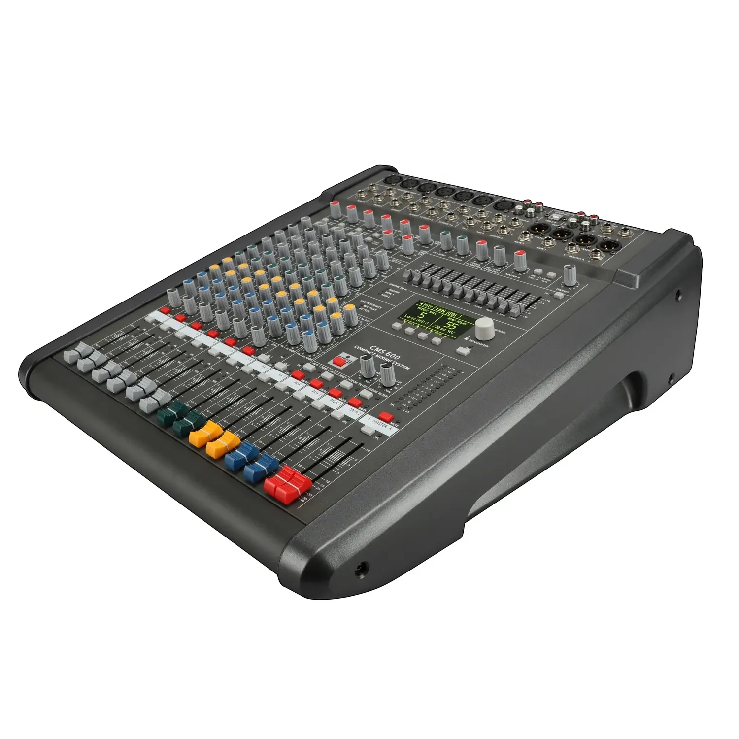 Mezclador de Audio profesional CMS600-3 de alta calidad 1:1, mezcladores Dsp de 6 canales y 99 efectos, consola controladora de Dj, mezcla Digital CMS 600