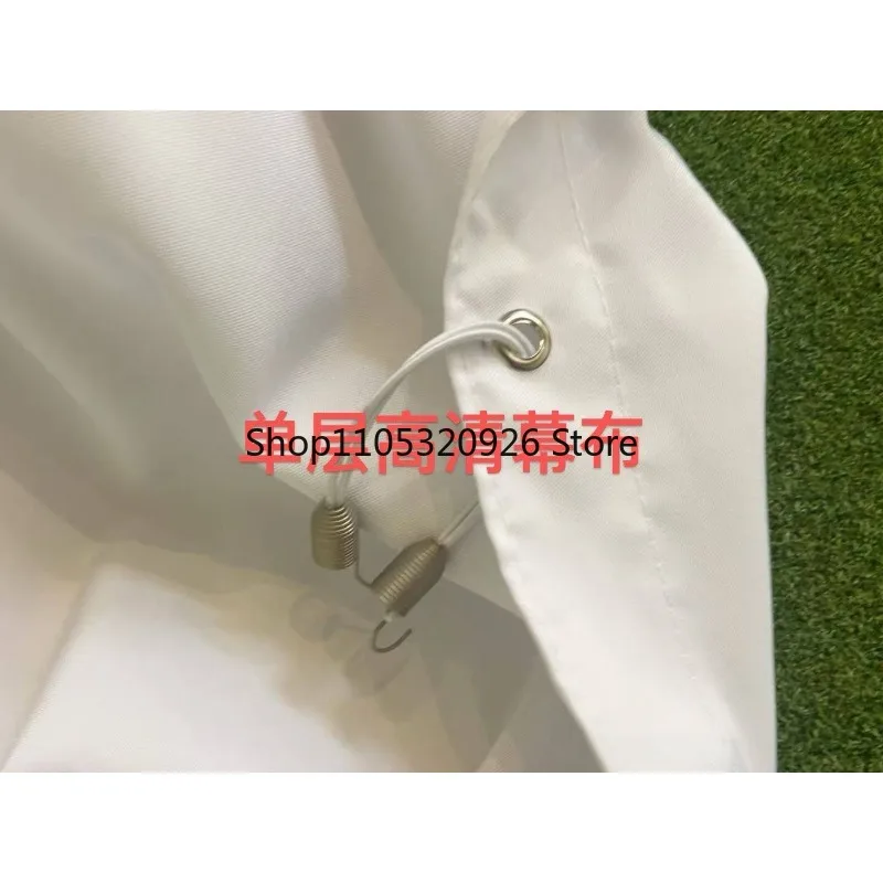 Indoor golf emulator projection curtain 3D thickened/double muffler curtain