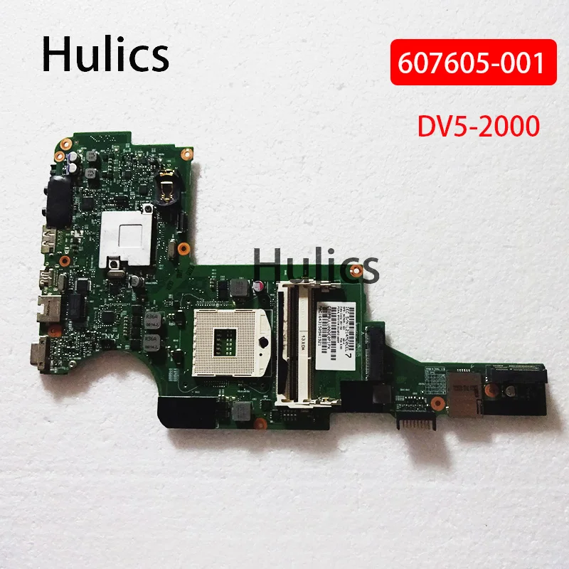 

Hulics Used 607605-001 607605-601 Laptop Motherboard For HP Pavillion DV5 DV5-2000 607605-501 Notebook Mainboard HM55