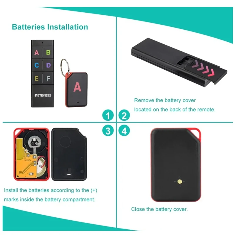 The Newretekess Wireless Key Finder RF Key Locator Pet Wallet Tracker Remote Control 1 RF Transmitter 6 Receiver For Camping