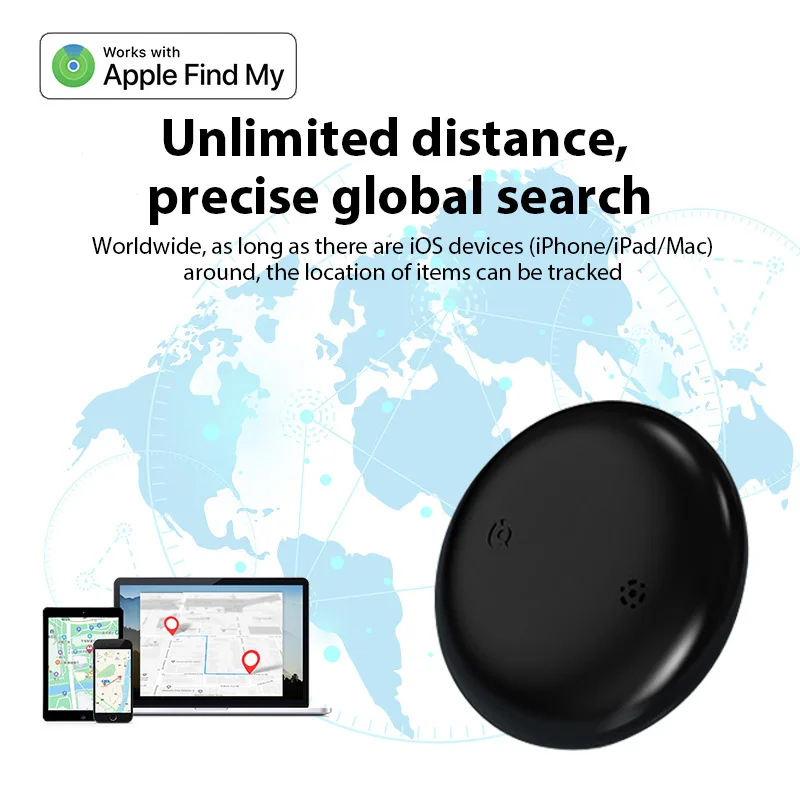 Dispositivo Anti-perdita Bluetooth GPS Tracker Key Tag Tracker Portable Kids Pet Bag Bike Wallet Tracker per dispositivo di localizzazione Android IOS