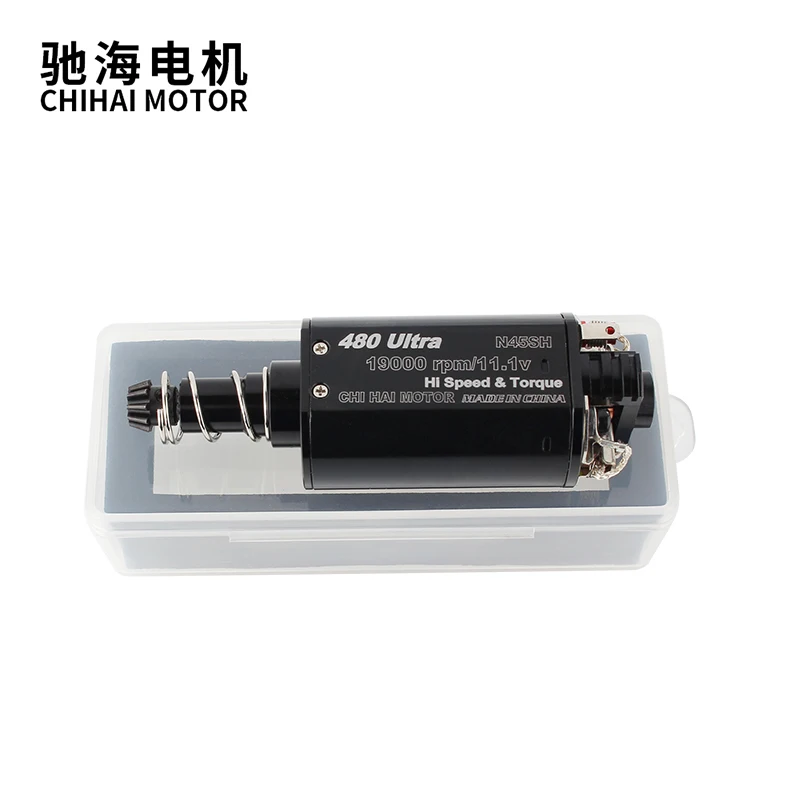 Chihai Motor CHF-480Ultra-28TPA 19K CNC High Torque Large Silver Brush N45SH NdFeB Magnet Airsoft Motor For Hunting Accessories