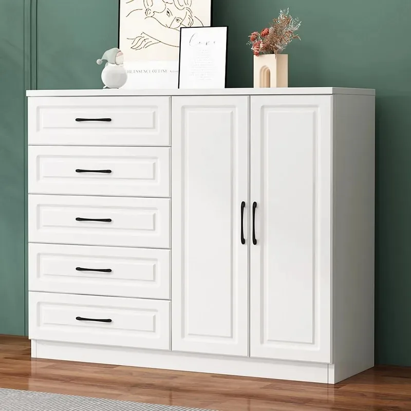 Solid wood five-drawer chest storage cabinet, modern minimalist living room, bedside bedside bedroom storage cabinet, small stan