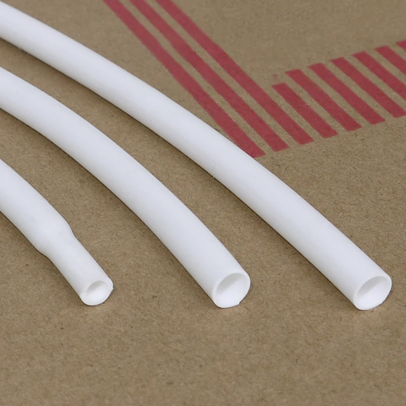 1Meter Dia 0.8mm-15mm White Silica Gel Heat Shrink Tube 1.7:1 Thermal Cable Sleeve Insulated Cable Wire Heatshrink Tube