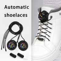 New No Tie Shoe Laces Easy Fit Automatic Shoelaces Without Ties Swivel Buckle Laces Sneakers Adults Kids Thick Rope Shoelace