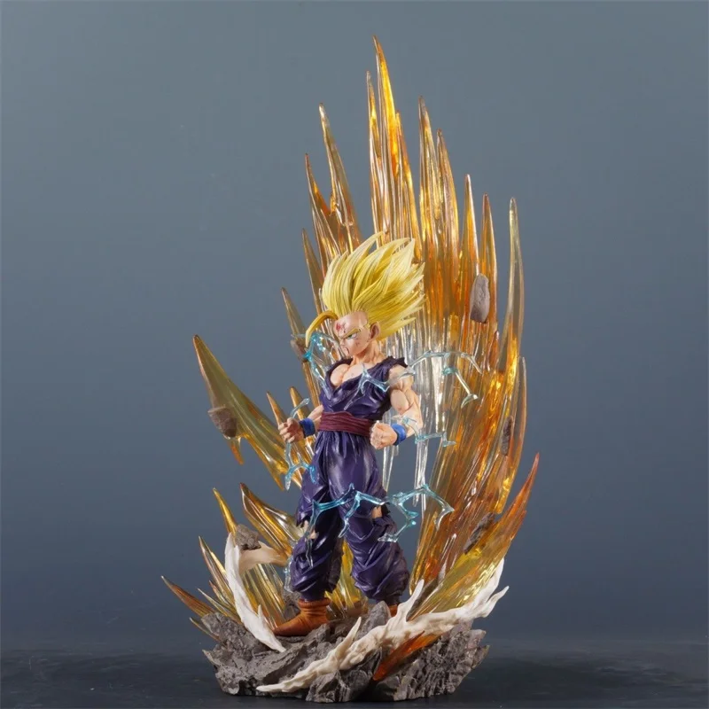 Figurine Dragon Ball Super Saisuperb Son Gohan en PVC de 38cm, Jouet à Collectionner avec Effet Spécial