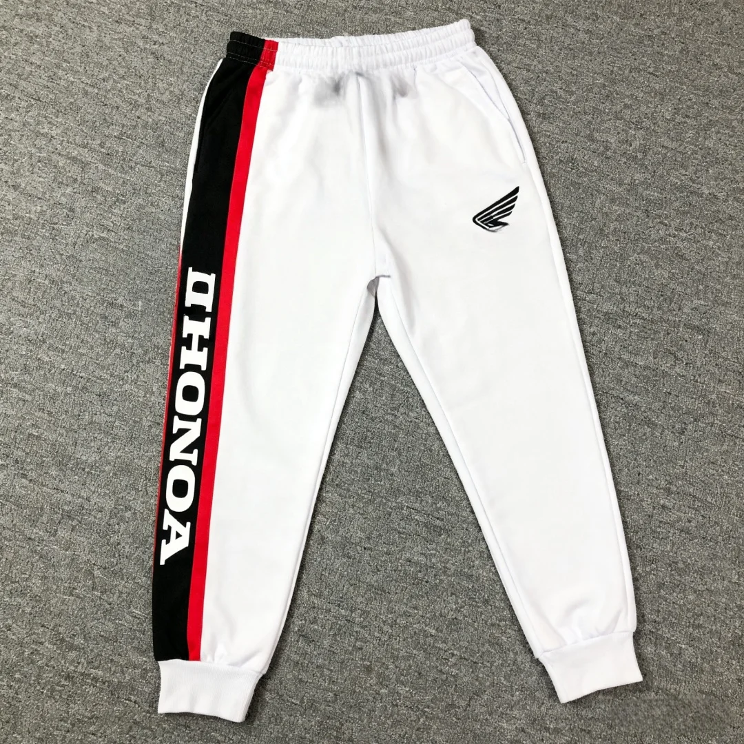 

Новинка 2025, модные уличные повседневные брюки Honda Racing Team, мужские мотоциклетные штаны для гонок на велосипеде, быстросохнущие мотоциклетные брюки