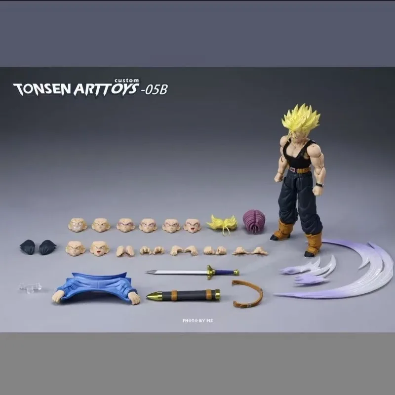 

In Stock TONSEN Super Saiyan/Trunks 05A 05B Action Figure Desktop Decoration Gift