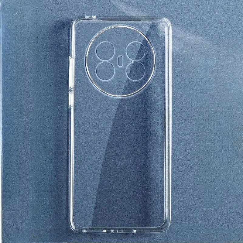

Прозрачный чехол из ТПУ для телефона Huawei Mate 70 Air, прозрачный силиконовый мягкий чехол для телефона Mate 70 Air, защитная задняя крышка с объективом
