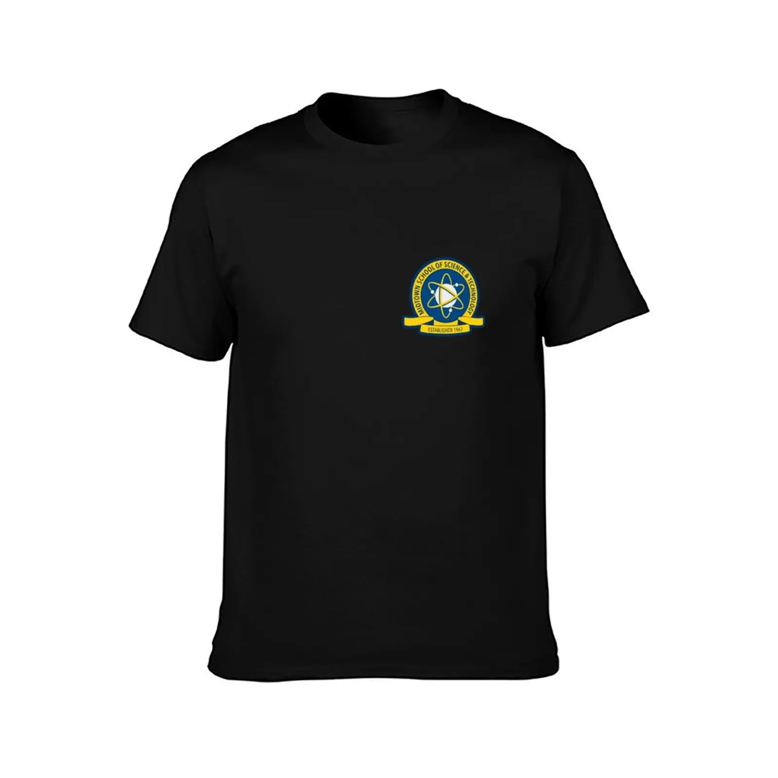 Midtown School of Science and Technology Emblem T-Shirt Work Basic Short Sleeve Top T-Shirt