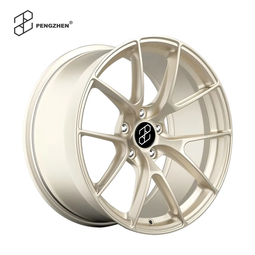 

PENGZHEN Forged Gold 5x112 18 19 Inch Five Spoke Aluminium Alloy Car Rims for BMW F30 M2 F87 Corvette toyota corolla
