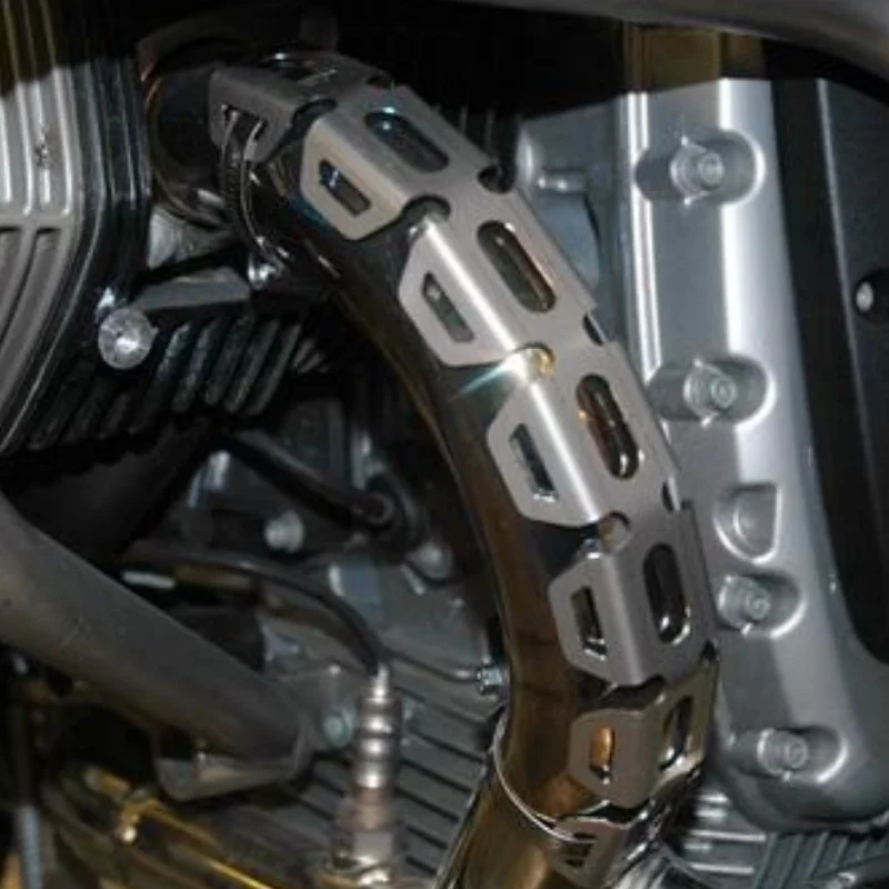 

Motorcycle Exhaust Shield Muffler Pipe Protector Cover Heat Shield Guard For MW R1200GS ADV R1250GS ADV F750GS F850GS ADV