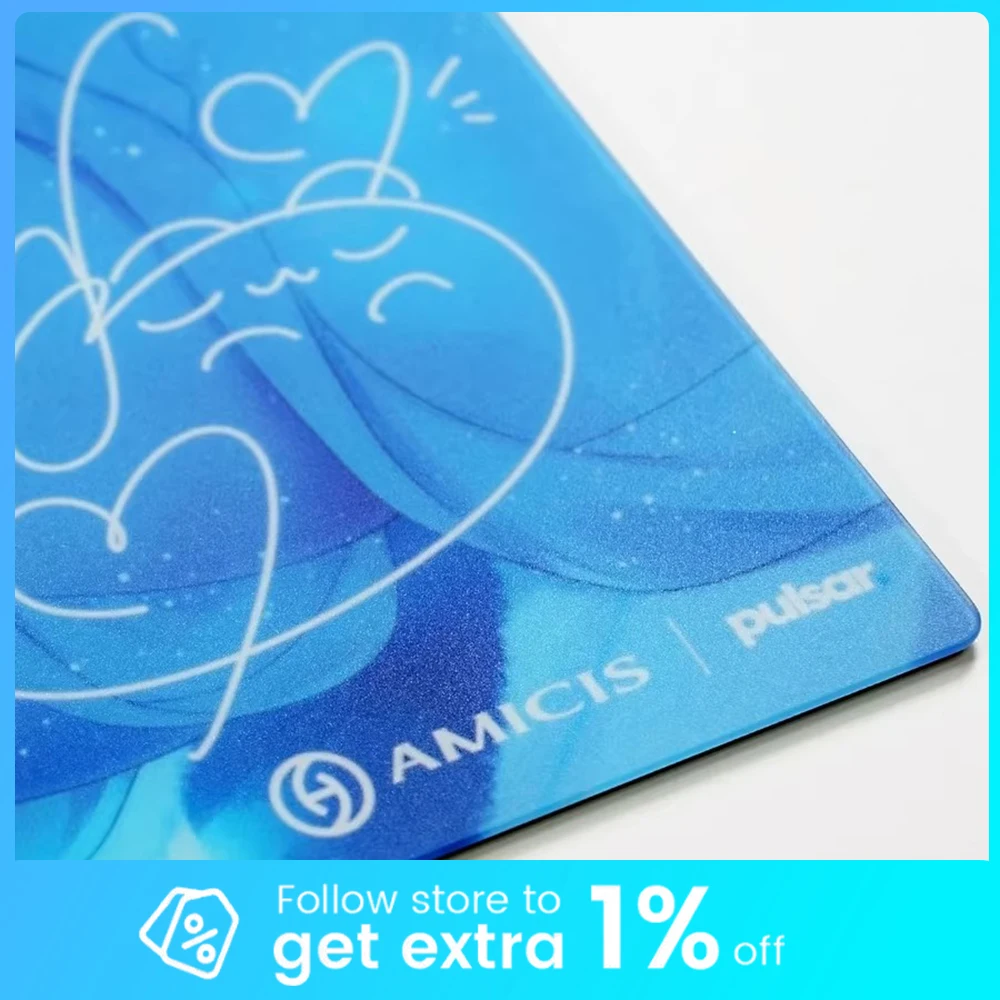 PAN Esports Mahuyu Glass Mousepad Smooth and Speed Mouse Pad FPS Duplicate Pulsar X Amicis For APEX CSGO PC Accessories Gifts