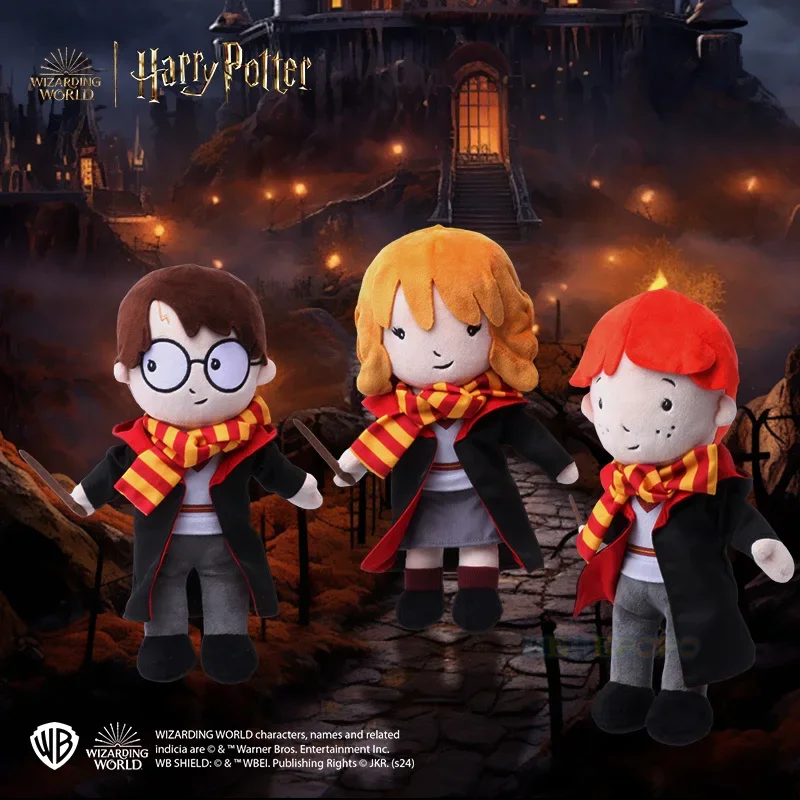 30cm Original School Series Harry Potter Ron Hermione Peluche Plush Doll Cute Soft Movie TV Stuffed Toys for Children