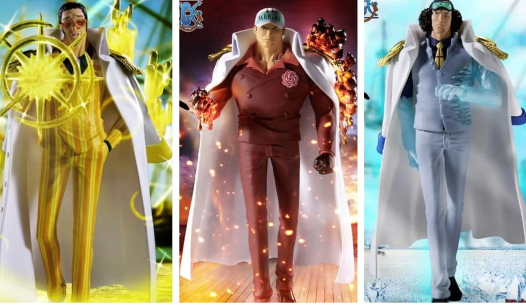 Bandai Offiziell lizenziertes One Piece THE Departure LOGIA Borsalino Sakazuki Kuzan Figuren Anime Modell Echtes verpacktes Spielzeug Geschenk