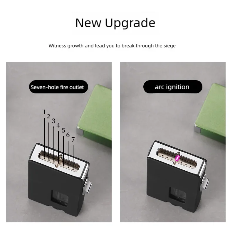 

2026 Torch Intelligent Induction Open Flame Gravity Rolling Lighter, Inflatable Visible Air Chamber Cigarette Lighter