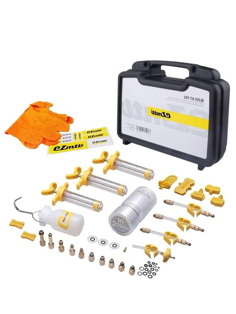 AliExpress NONE Ezmtb Universal Hydraulic Brake Bleed Kit - Compatible with Shimano/SRAM/Avid/MAGURA Mountain Road Bike Brake Bleeding Tool Set