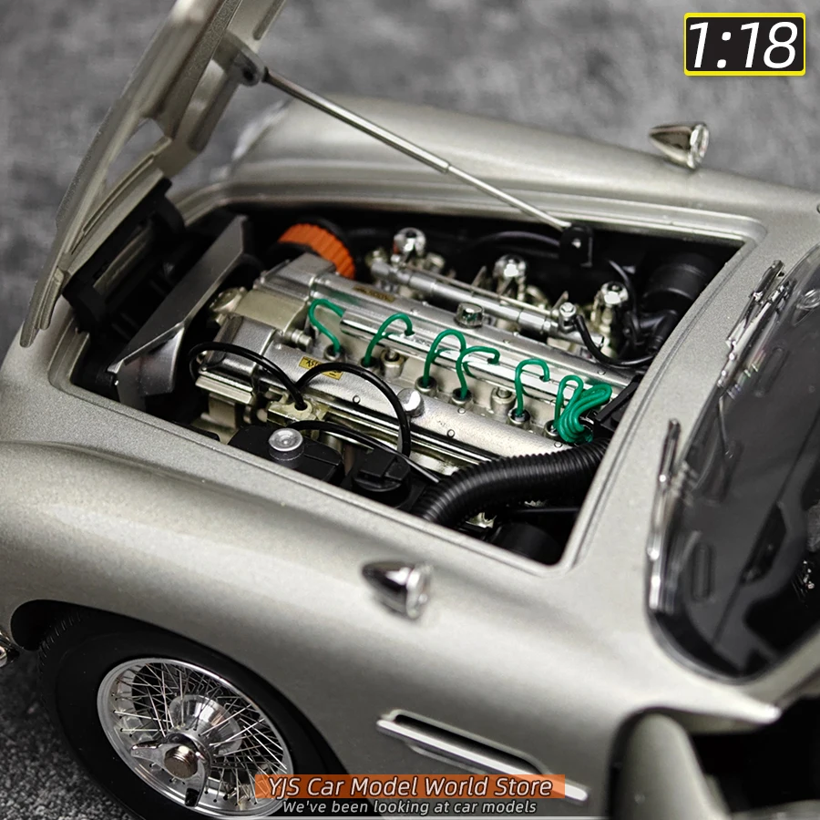 Xiaoguang Diecast model schaal 1:18 DB5 007 model legering simulatie Metalen automodel Een klassieke auto voor een verjaardagscadeau