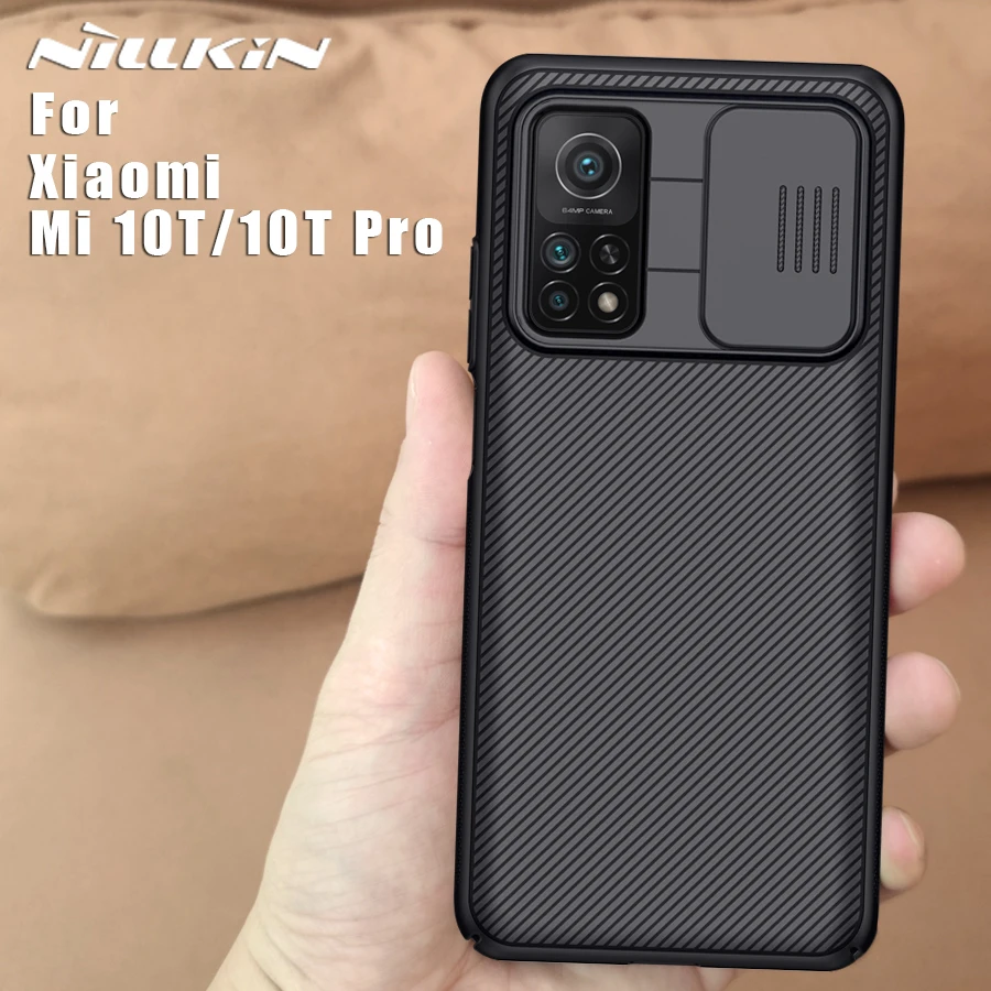 

Nillkin for Xiaomi Mi 10T Pro / 10T 5G Case Camera Protection Lens 360 Camshield Hard PC full Back Cover for Mi10T